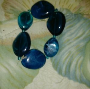 Blue bracelet